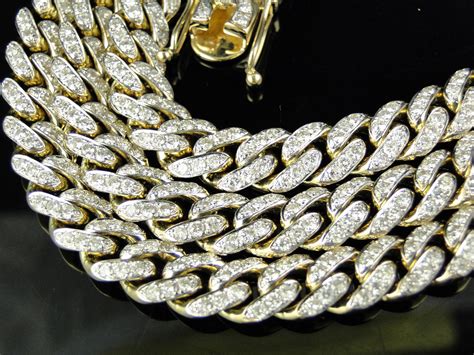 men's diamond and gold necklace